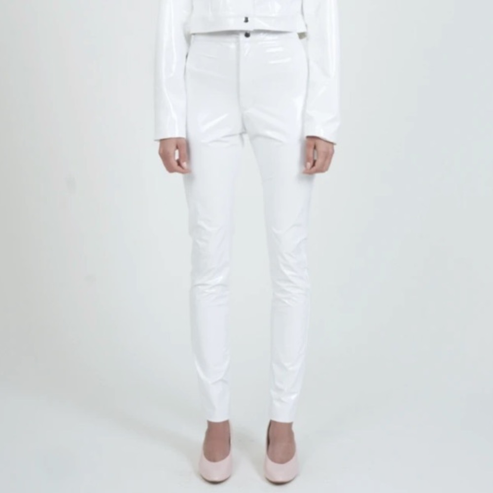 High waist PVC Pant